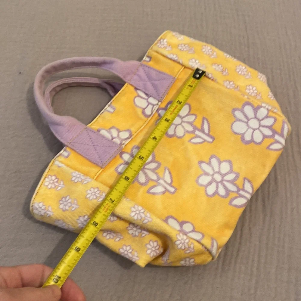 RHODE MINI Floral Yellow and Purple Tote Bag - Picture 8 of 9